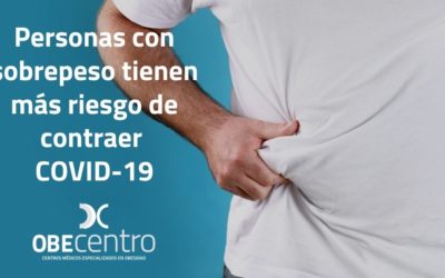 Las personas con sobrepeso corren mayor riesgo de contraer COVID-19