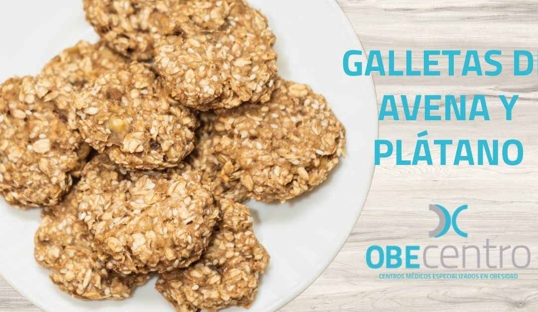 Galletas fáciles de avena y plátano