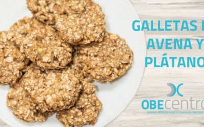 Galletas fáciles de avena y plátano