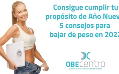 Consigue cumplir tu propósito de Año Nuevo: 5 consejos para bajar de peso en 2022