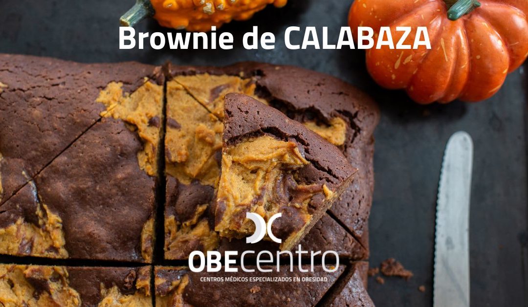 Brownie de calabaza baja en hidratos