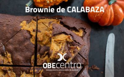 Brownie de calabaza baja en hidratos